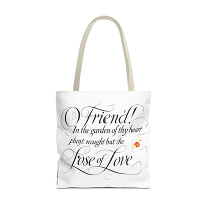 CUSTOM TOTE BAG WITH PERSIAN POEM