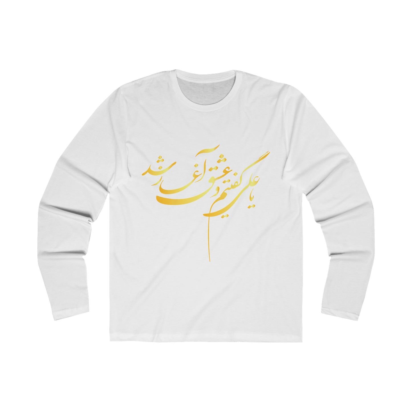 Men's Long Sleeve Crew Tee with persion Poam