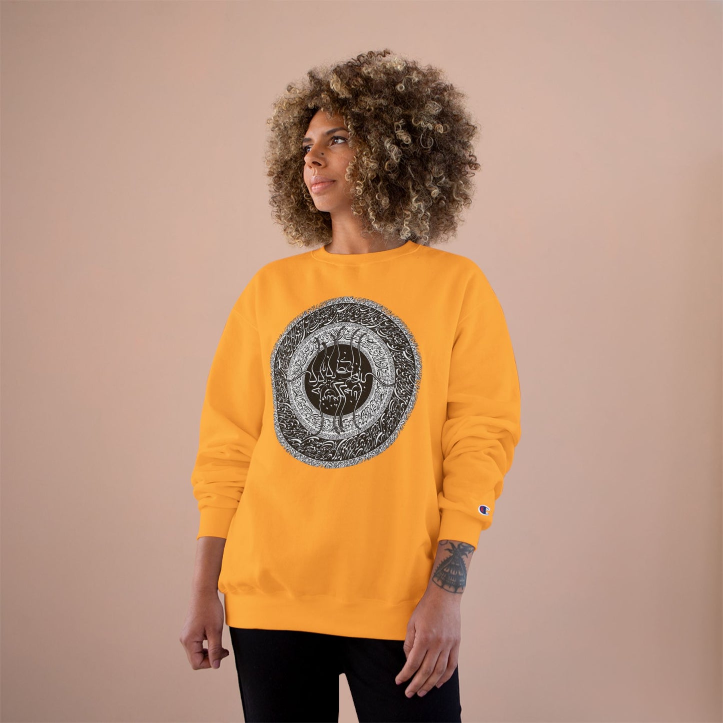 PREMIUM  Farsi Poetry Unisex Eco Champion Sweatshirt  بنی آدم اعضای یکدیگرند