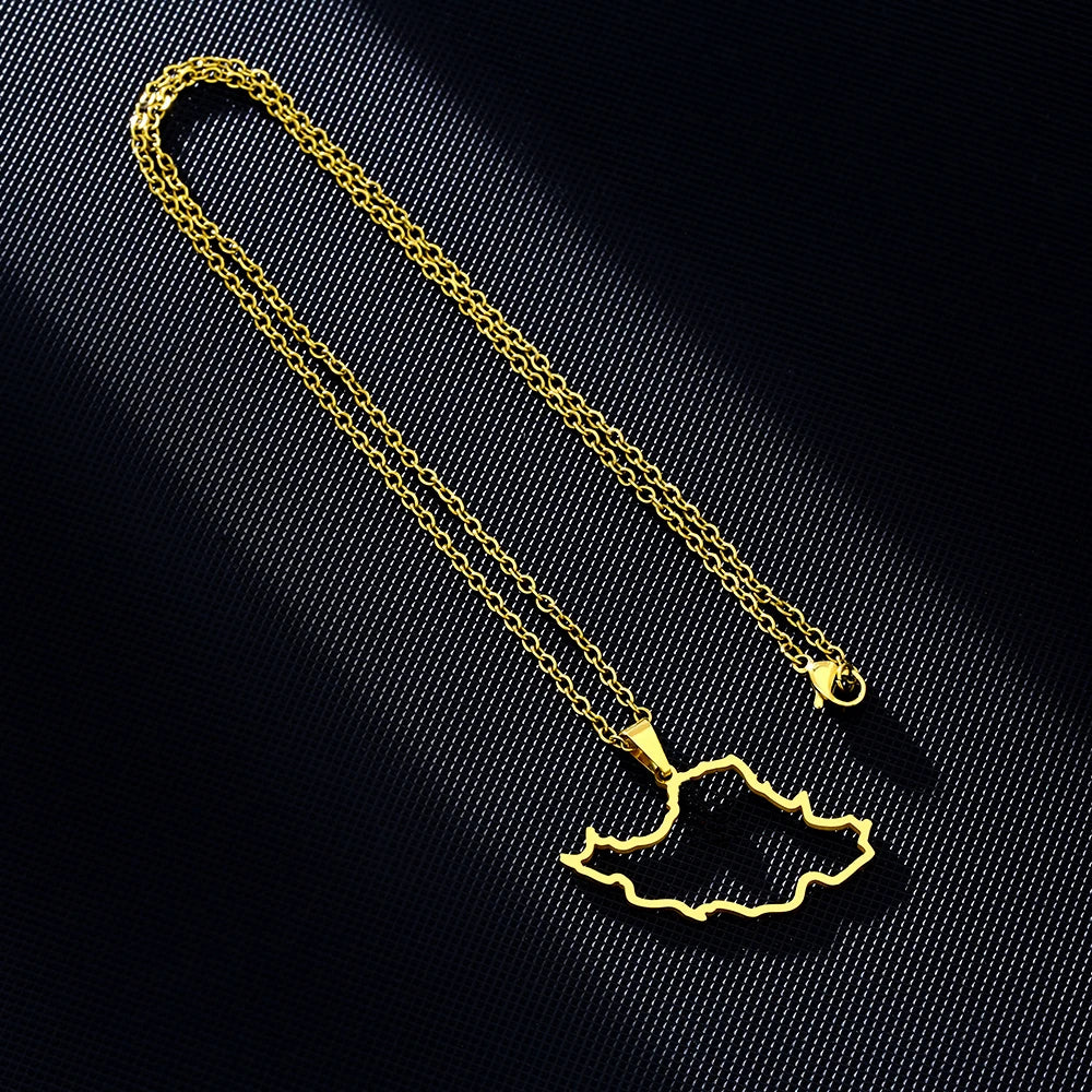 COLLIER PENDENTIF CARTE DE L'IRAN – « ایران » (Copie)