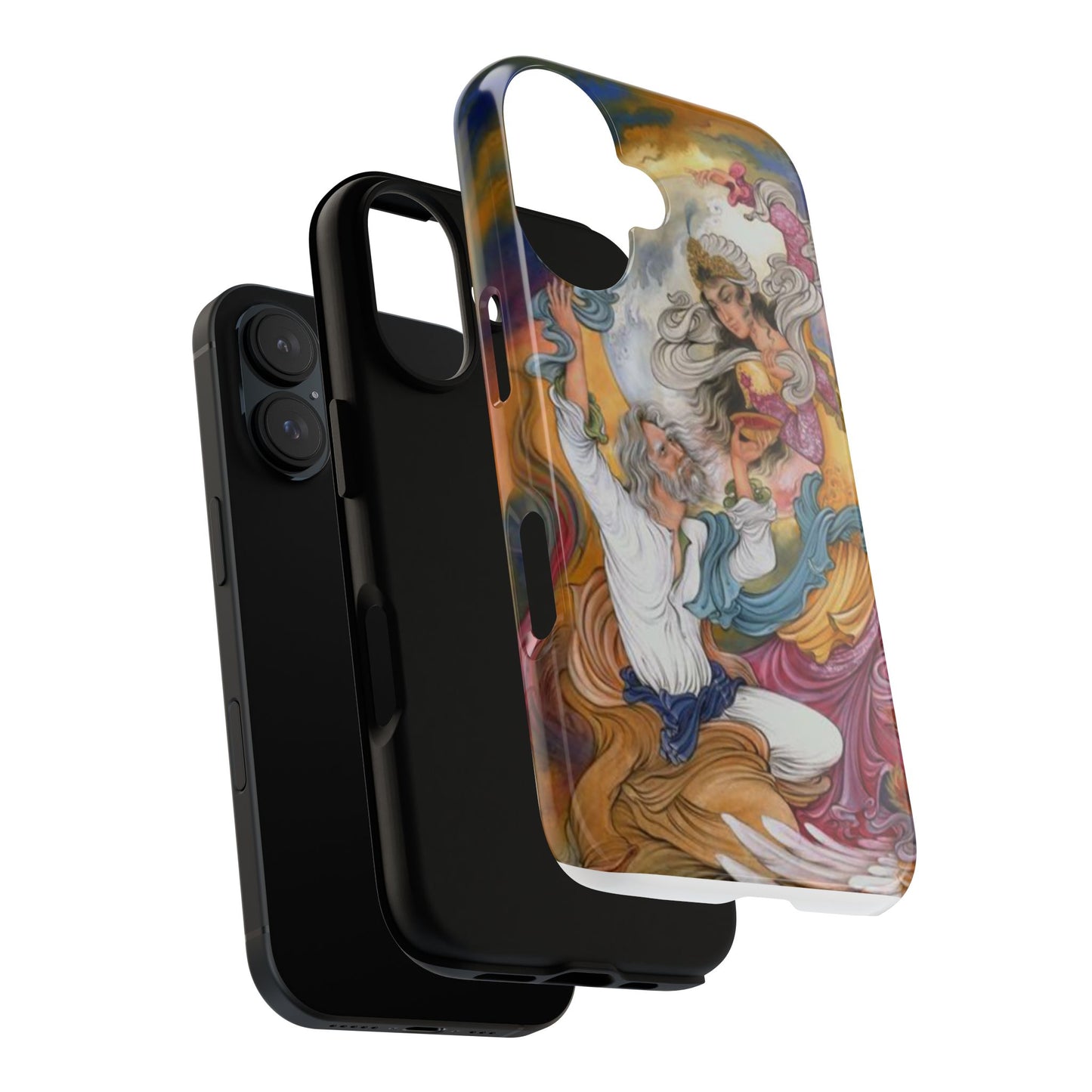 HOMAYE OWJ-E SA’ADAT – MYTHICAL PERSIAN MINIATURE ART PHONE CASE