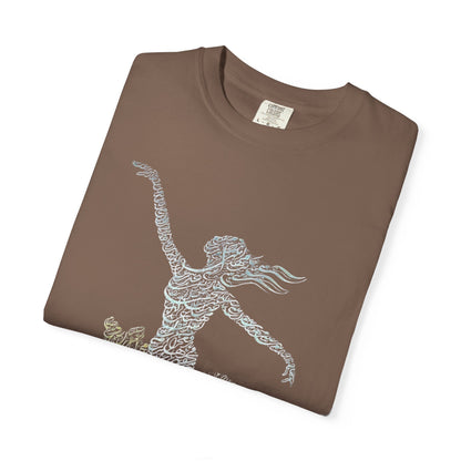 PERSIAN IRAN MAP WOMEN CALLIGRAPHY T-SHIRT