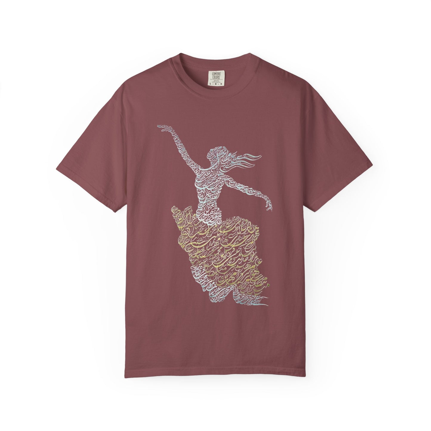 T-SHIRT CALLIGRAPHIE FEMME CARTE IRAN PERSE