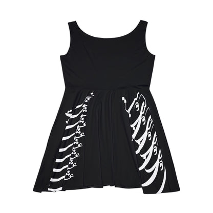 PERSIAN CALLIGRAPHY SKATER DRESS "از صدای سخن عشق نشنیدم خوشتر