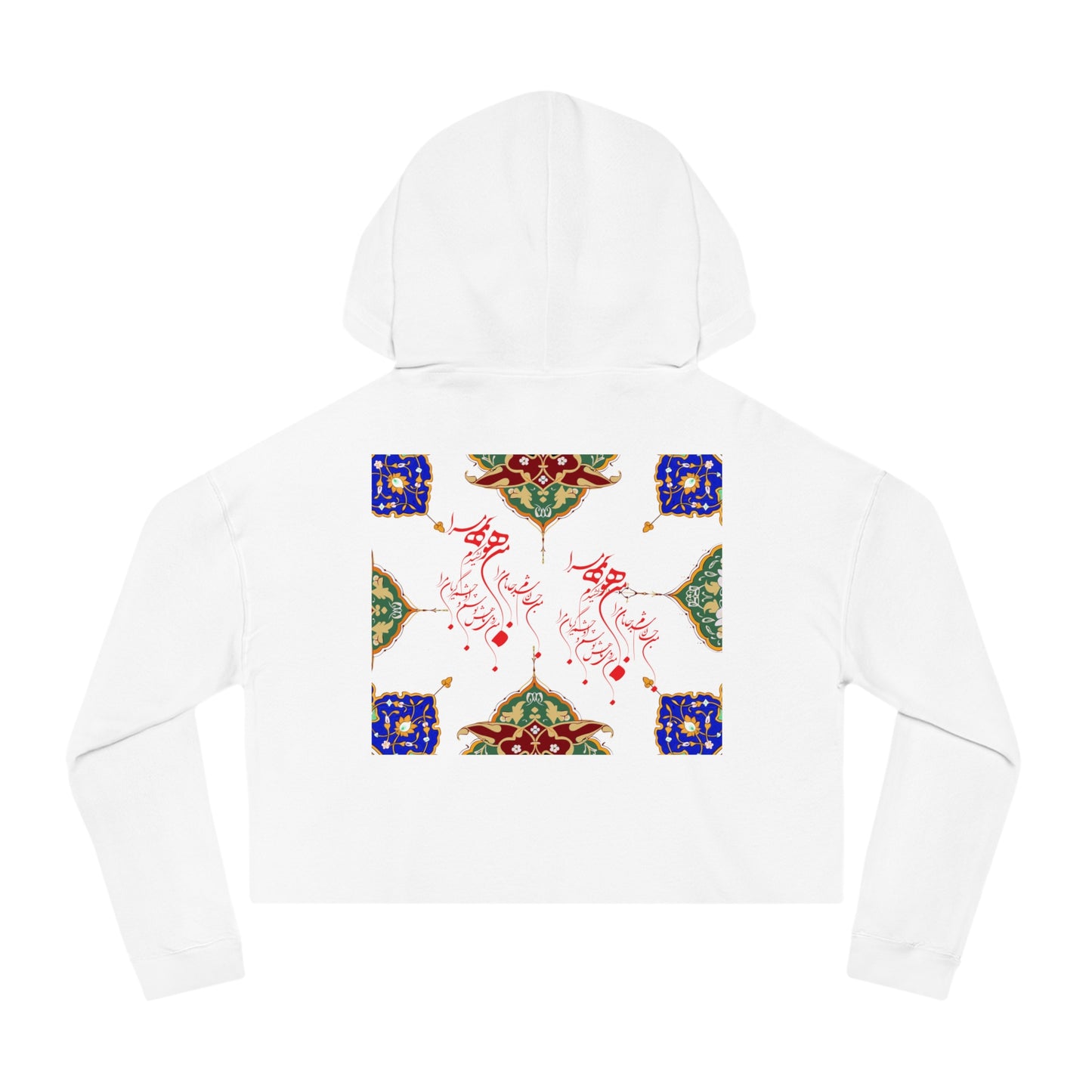 LATTER N & Tazhib Cropped Hoodie