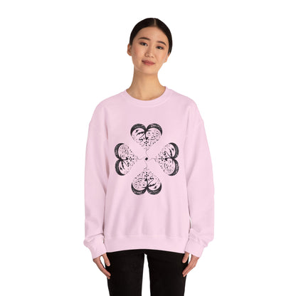 UNISEX FARSI CALLIGRAPHY HEART SWEATSHIRT: 'MAL MANI' BY MOEIN