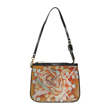 PERSIAN CALLIGRAPHY SHOULDER BAG شاه‌نشین چشم من تکیه‌گه خیال توست