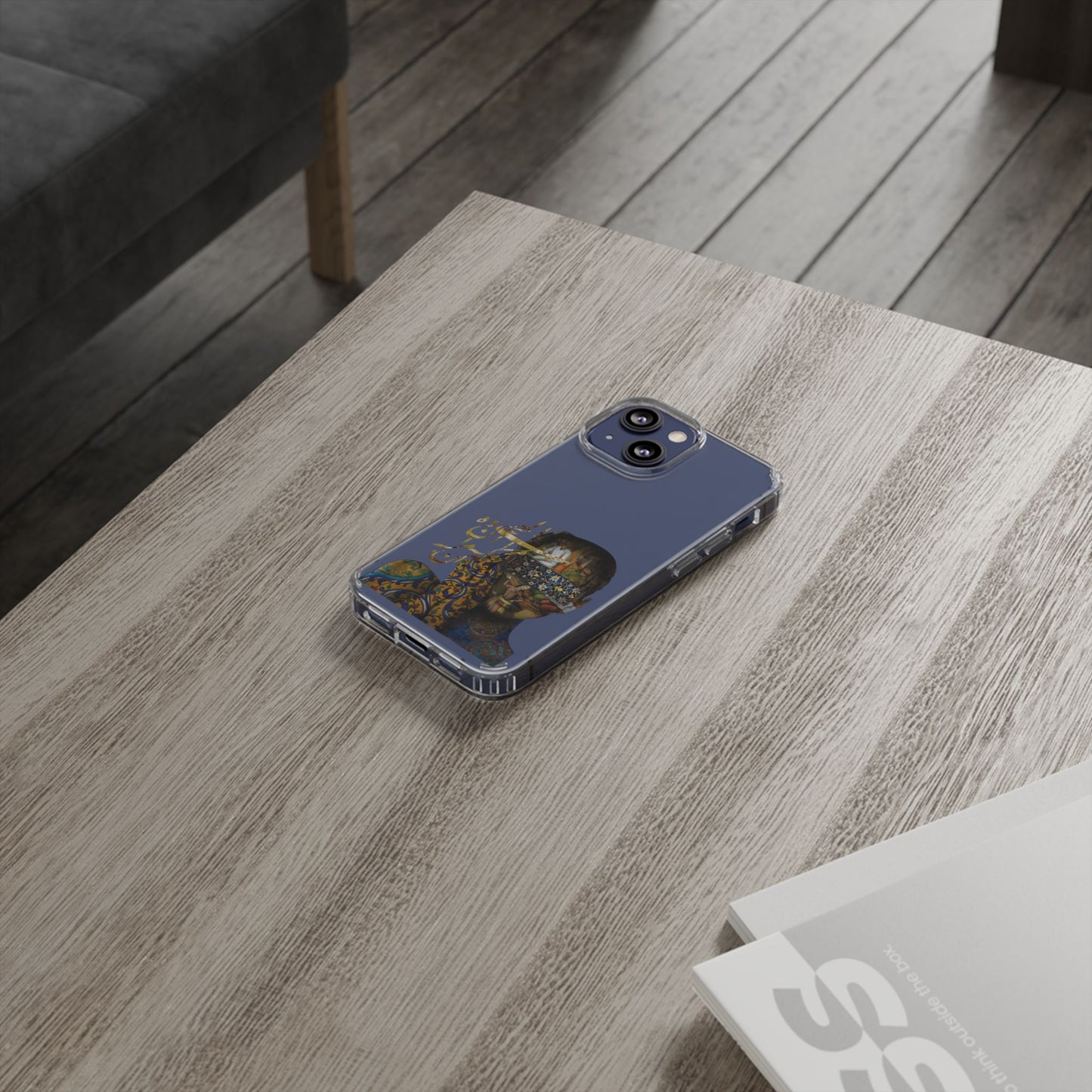 PERSIAN CLEAR PHONE CASE – CULTURAL FARSI DESIGN | "الهی مرا آن ده که آن به" |