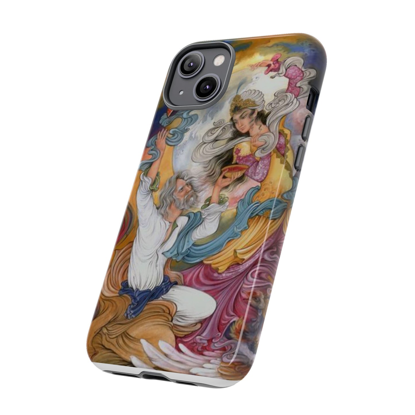 HOMAYE OWJ-E SA’ADAT – MYTHICAL PERSIAN MINIATURE ART PHONE CASE
