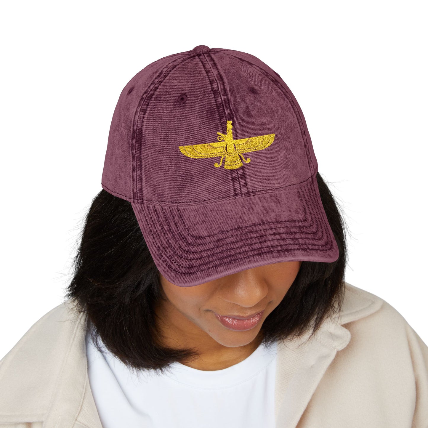 FARVAHAR FOROOHAR VINTAGE CAP (Embroidery)
