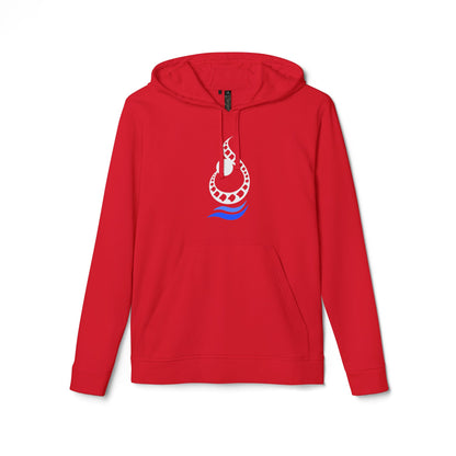ADIDAS UNISEX FLEECE HOODIE | ن ALPHABET N EMBLEM