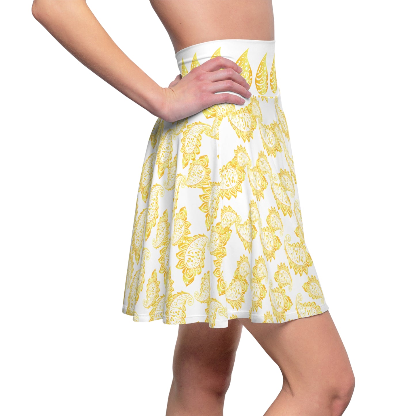 Paisley  Women's Skater Skirt with Persion Poam دامن با بته جقه