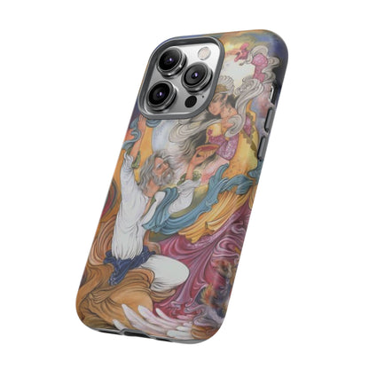 HOMAYE OWJ-E SA’ADAT – MYTHICAL PERSIAN MINIATURE ART PHONE CASE