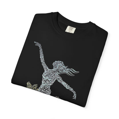 PERSIAN IRAN MAP WOMEN CALLIGRAPHY T-SHIRT