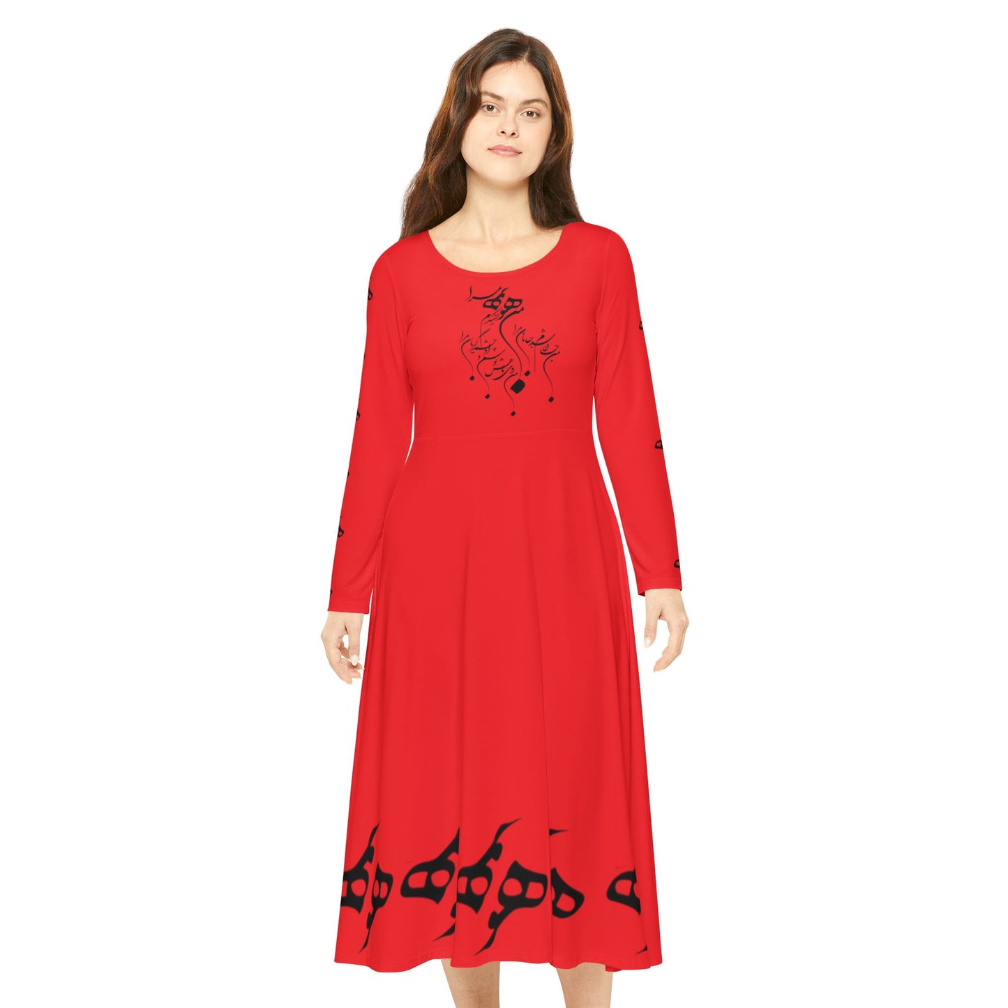 PERSIAN CALLIGRAPHY HOO DANCE DRESS