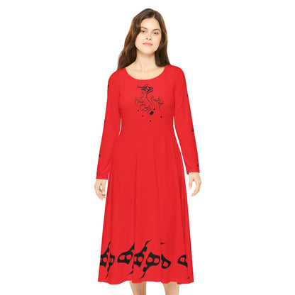 PERSIAN CALLIGRAPHY HOO DANCE DRESS