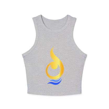ALPHABET N RACER TANK ن