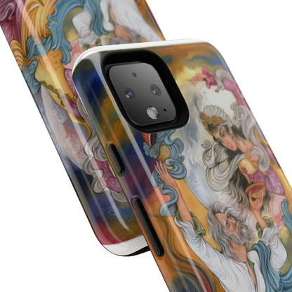 HOMAYE OWJ-E SA’ADAT – MYTHICAL PERSIAN MINIATURE ART PHONE CASE