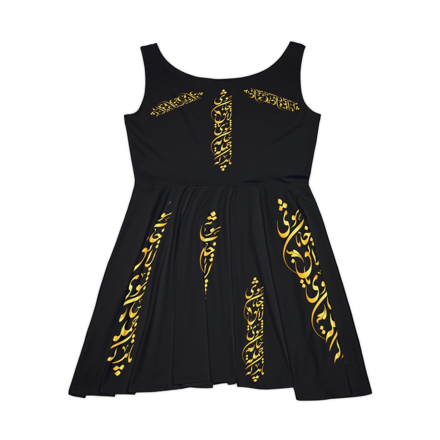 PERSIAN CALLIGRAPHY SKATER DRESS | باید که جمله جان شوی تا لایق جانان شوی