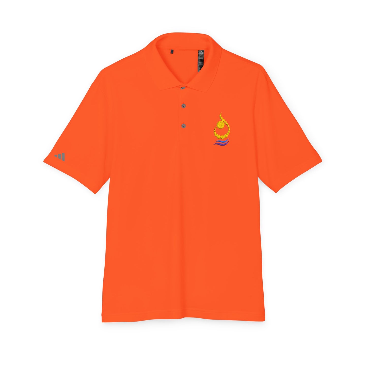 N ALPHABET ADIDAS POLO | ن EMBROIDERED DESIGN