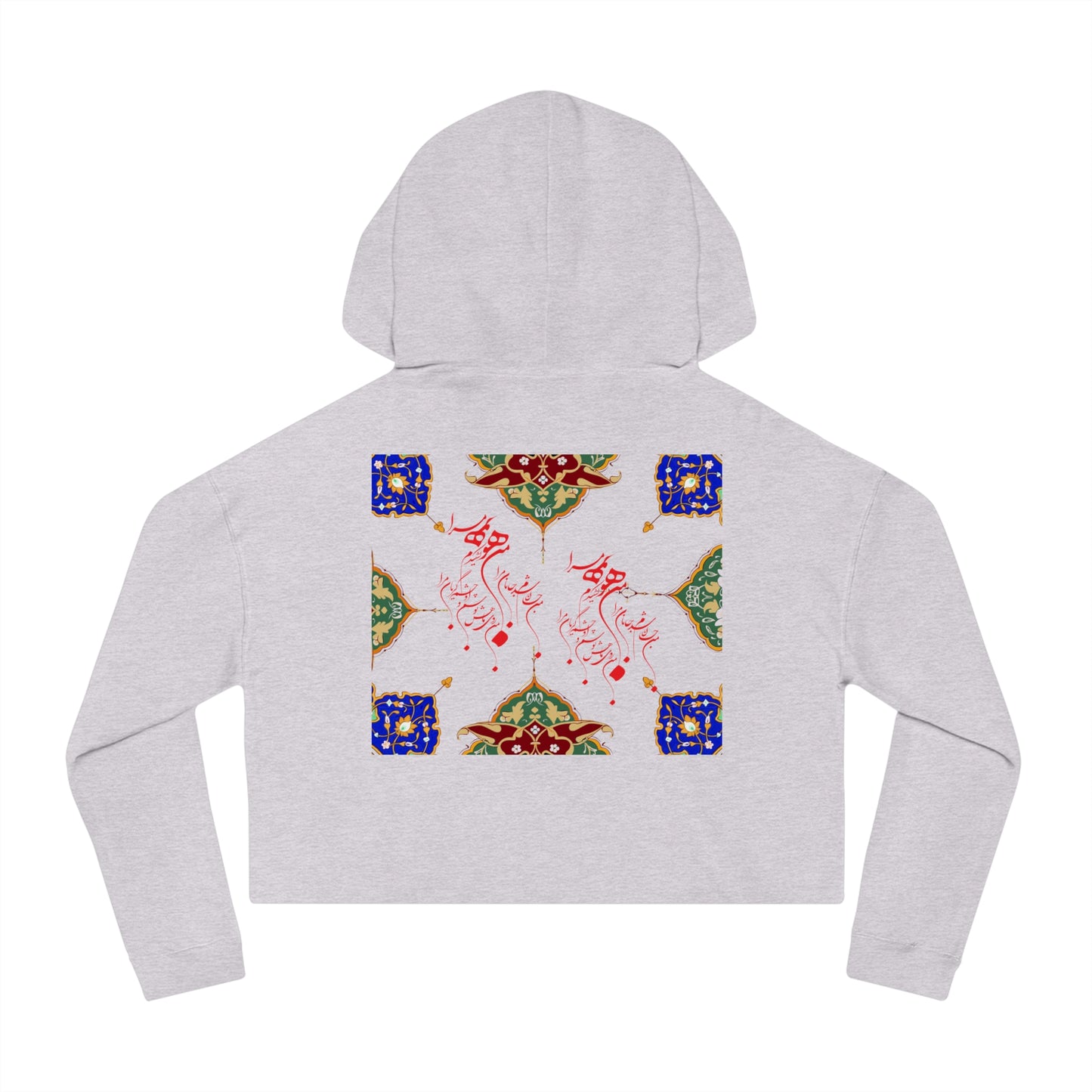 LATTER N & Tazhib Cropped Hoodie