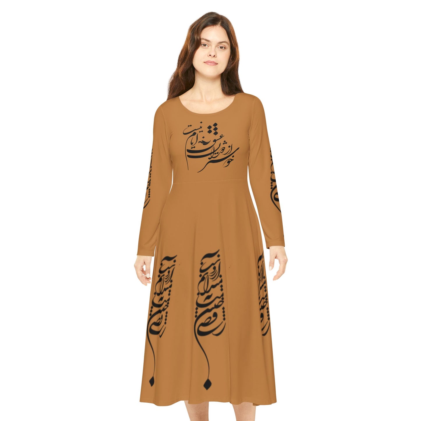 PERSIAN CALLIGRAPHY DANCE DRESS
