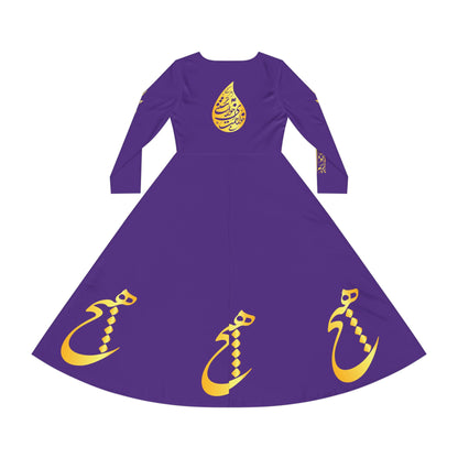 PERSIAN CALLIGRAPHY DANCE DRESS HICH