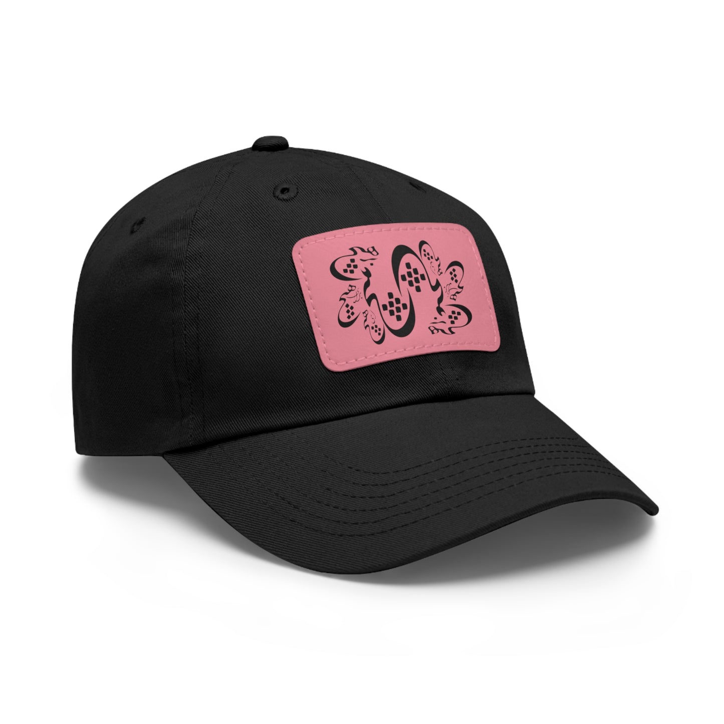 Persion Calligraphy Dad Hat with Leather Patch هیچ