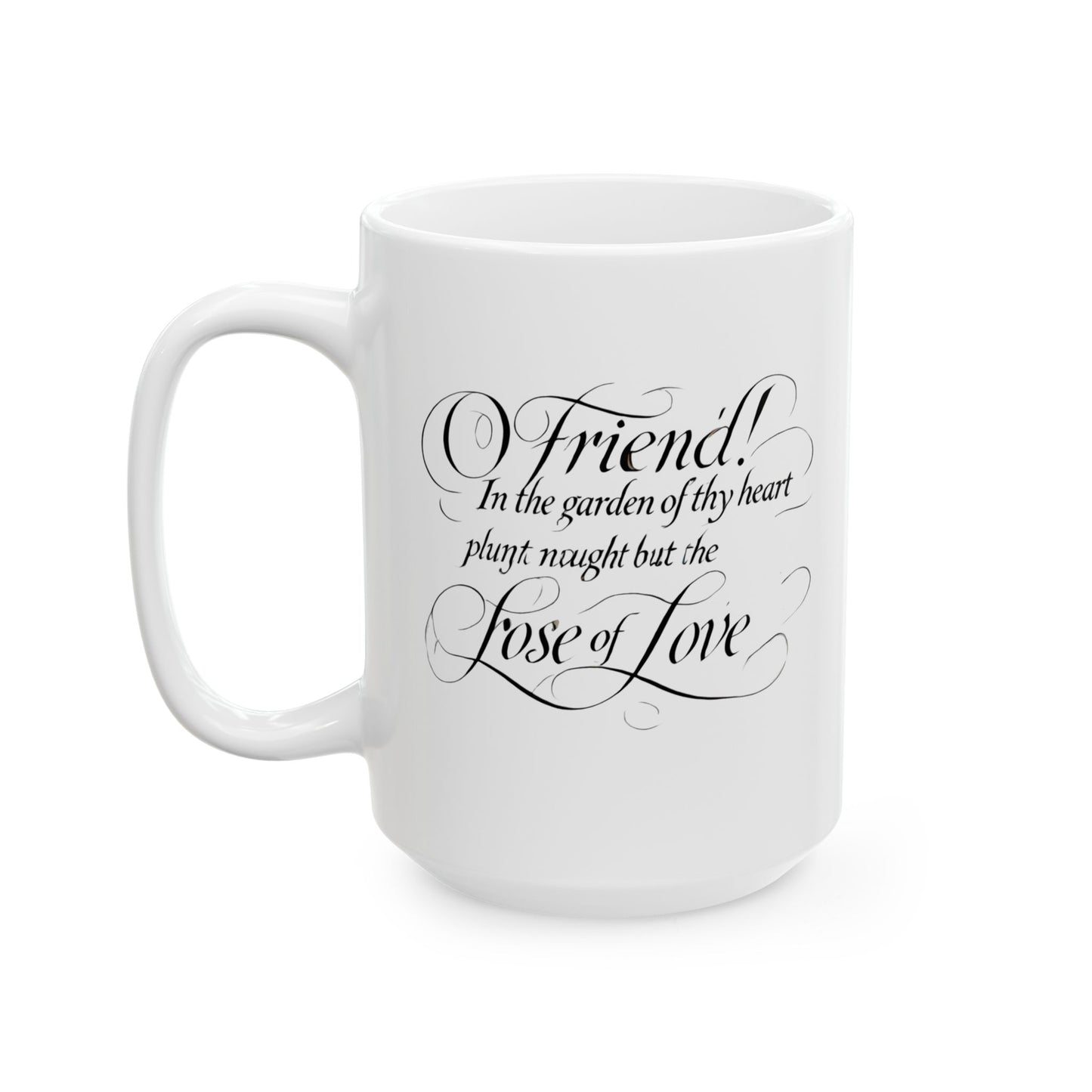 Custom Ceramic Mug (11oz, 15oz) - Personalized Coffee Cup with Vivid Colors - BPA and Lead-free, in farsi and English