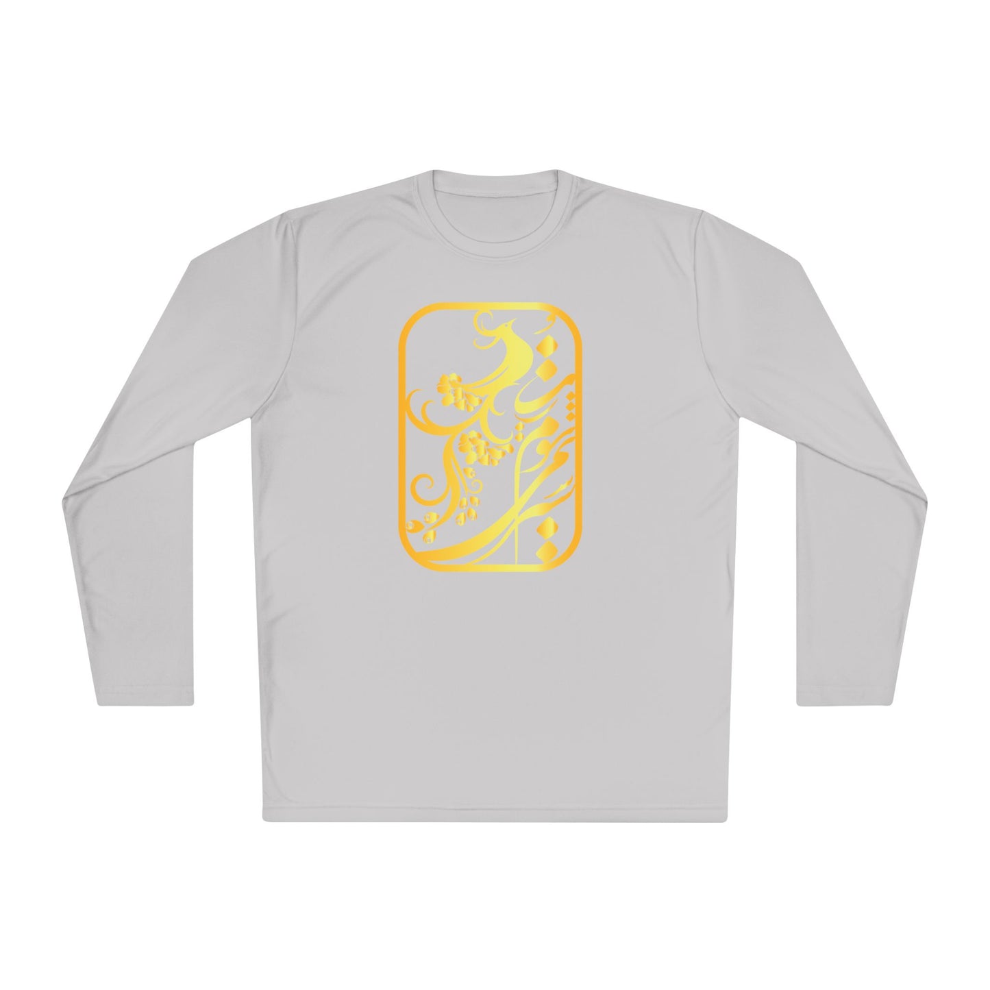 Unisex Lightweight Long Sleeve Tee with Persion Calligraphy