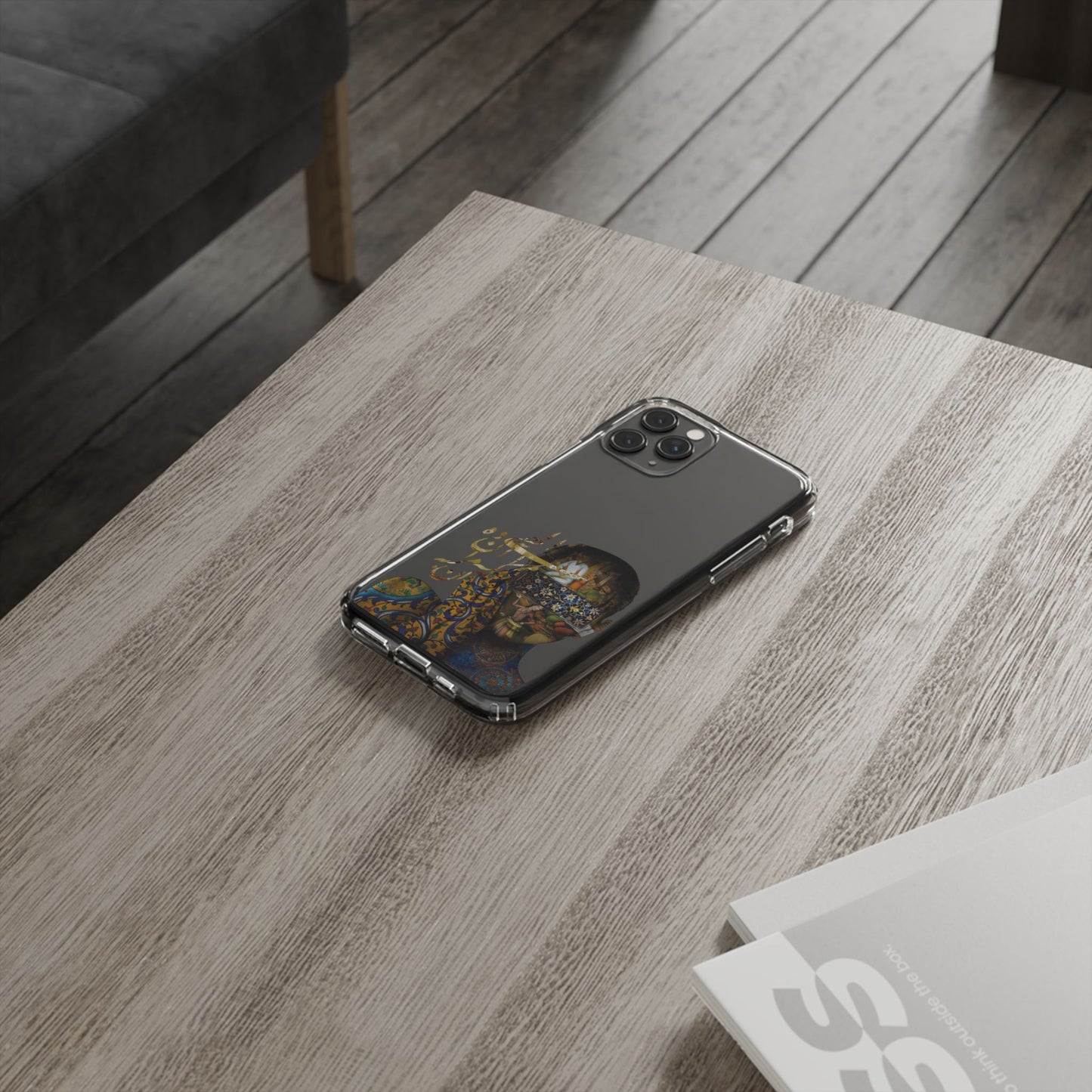 PERSIAN CLEAR PHONE CASE – CULTURAL FARSI DESIGN | "الهی مرا آن ده که آن به" |