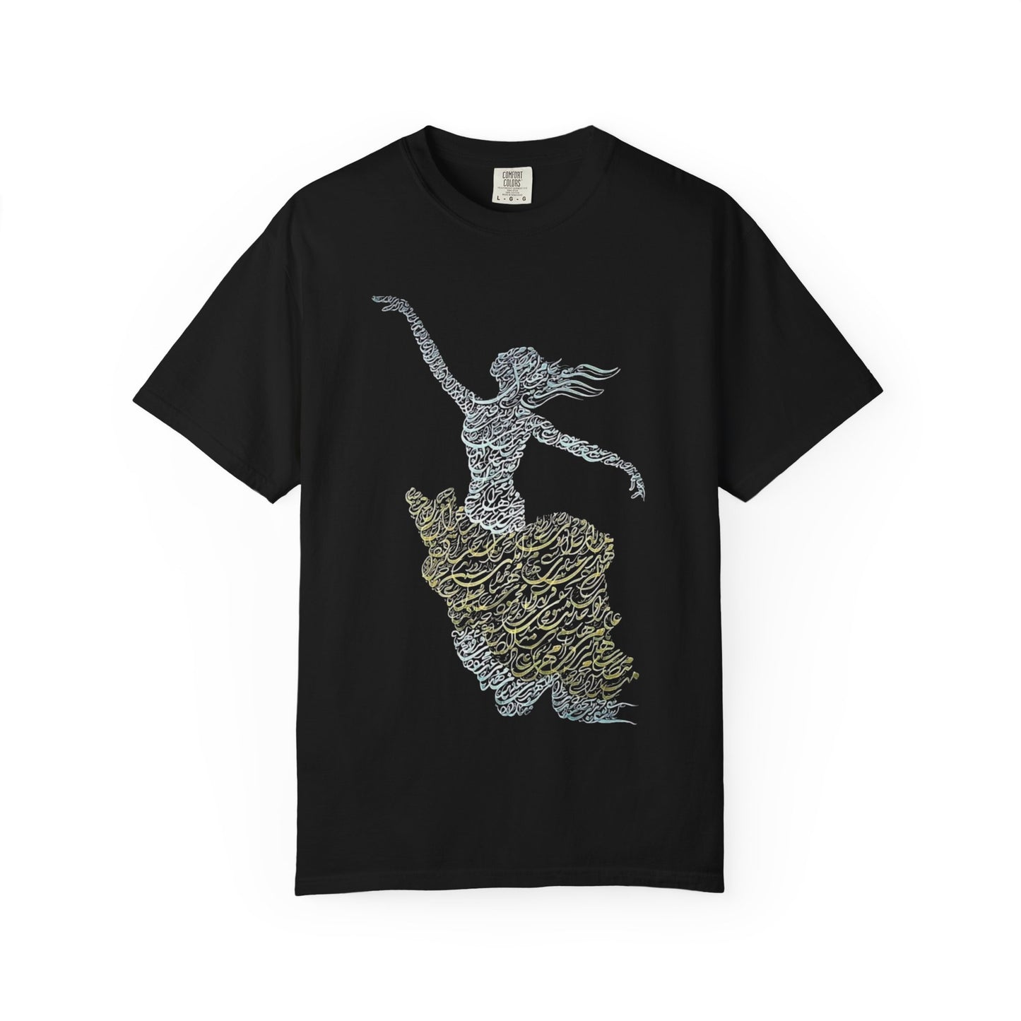 T-SHIRT CALLIGRAPHIE FEMME CARTE IRAN PERSE