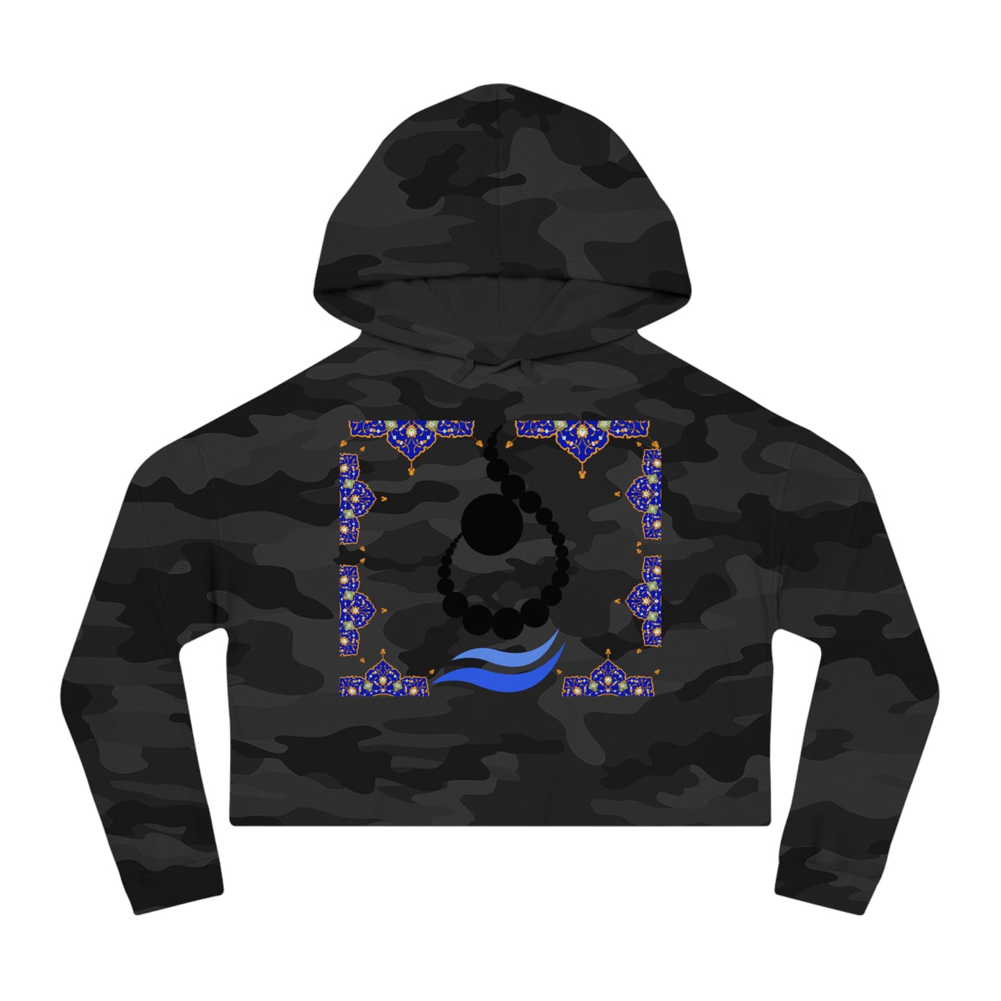 LATTER N & Tazhib Cropped Hoodie