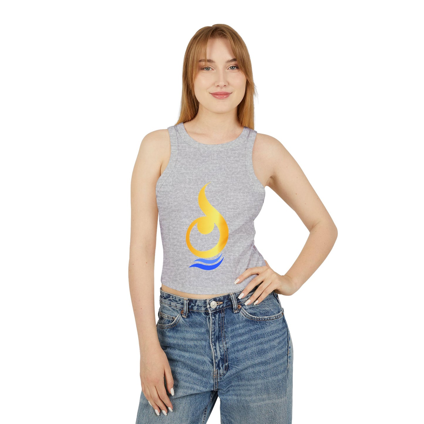 ALPHABET N RACER TANK ن