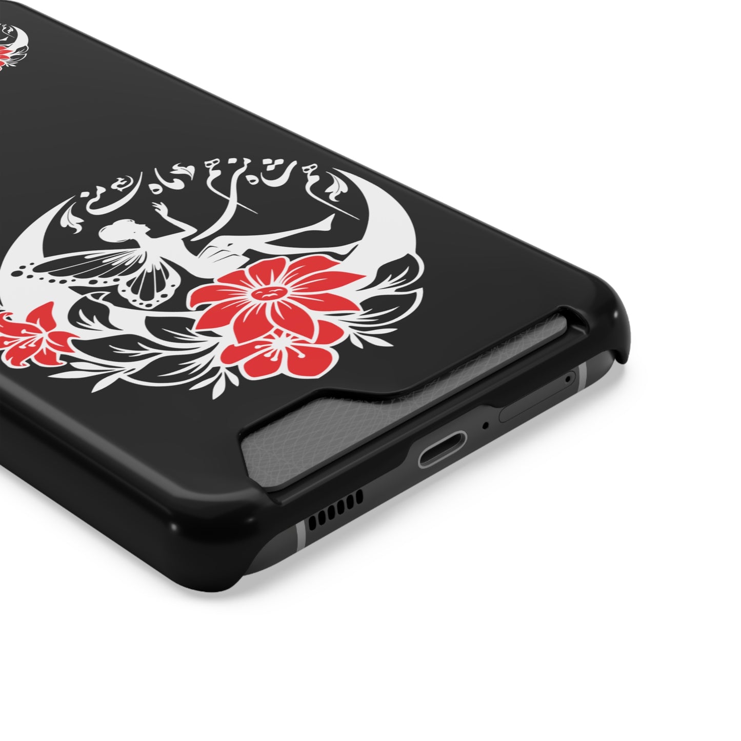 ENCHANTING PHONE CASE WITH CARD HOLDER | هم شاه منی هم ماه منی