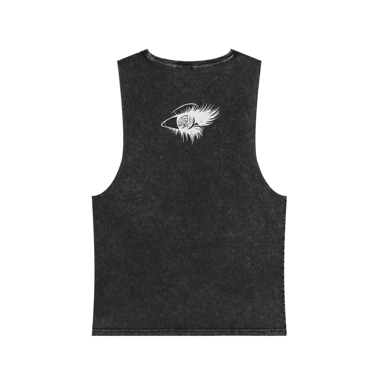 Unisex Stonewash Tank Top with Persion Tazhib