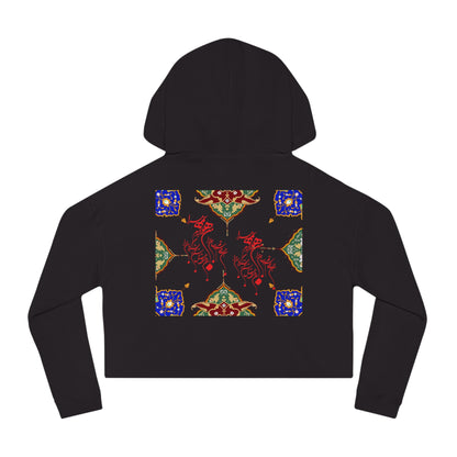 LATTER N & Tazhib Cropped Hoodie