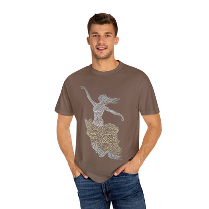 PERSIAN IRAN MAP WOMEN CALLIGRAPHY T-SHIRT