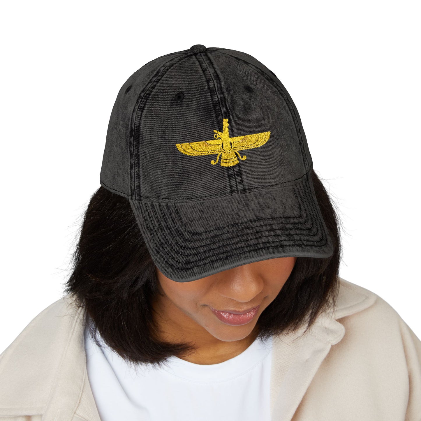 FARVAHAR FOROOHAR VINTAGE CAP (Embroidery)