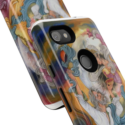 HOMAYE OWJ-E SA’ADAT – MYTHICAL PERSIAN MINIATURE ART PHONE CASE