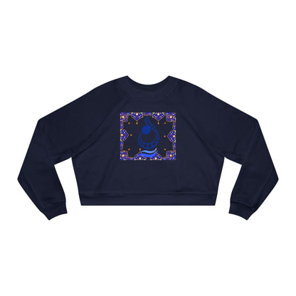 RUMI POEM & LETTER N " ن " CROP PULLOVER