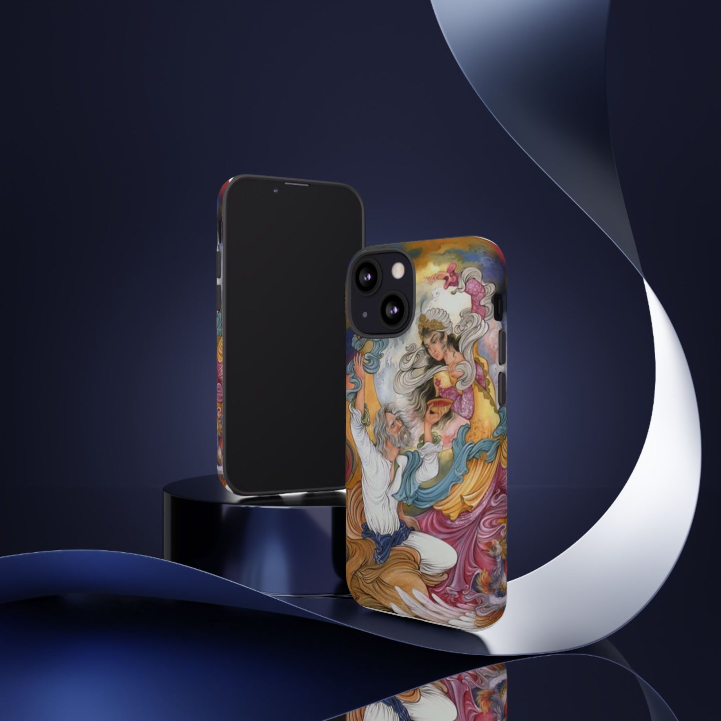 HOMAYE OWJ-E SA’ADAT – MYTHICAL PERSIAN MINIATURE ART PHONE CASE