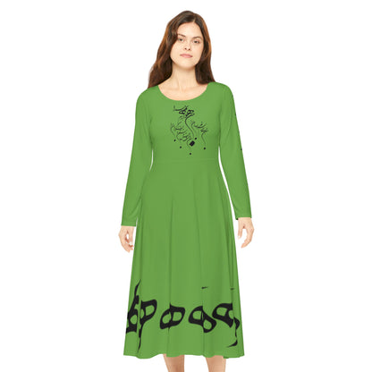 PERSIAN CALLIGRAPHY HOO DANCE DRESS