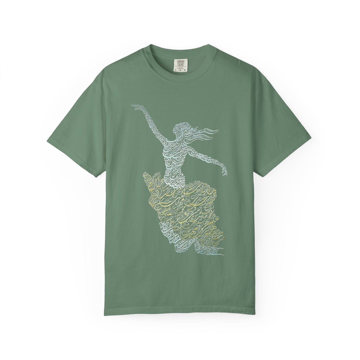 T-SHIRT CALLIGRAPHIE FEMME CARTE IRAN PERSE