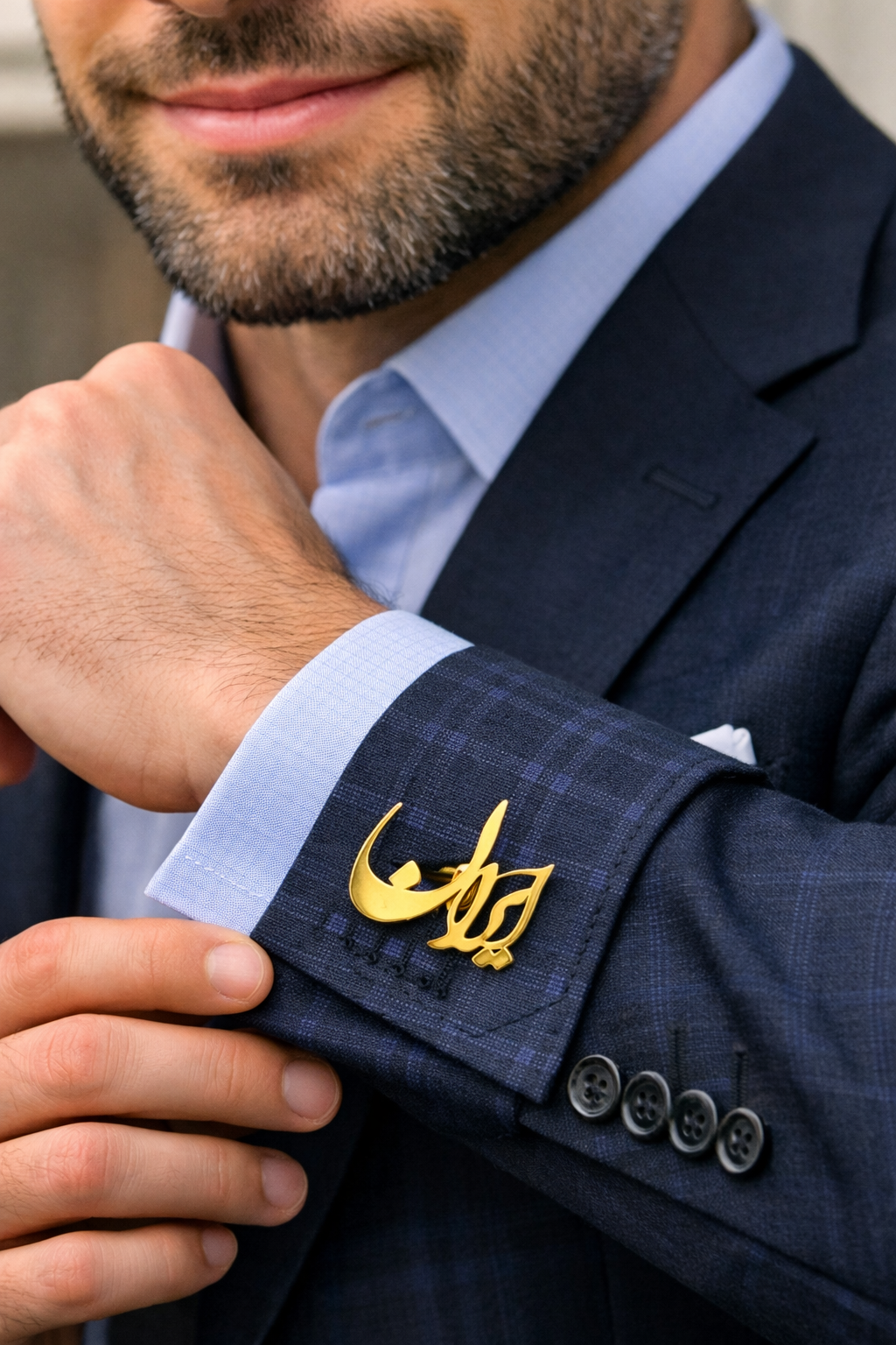 IRAN NAME CUFFLINKS | NASIMA DESIGNS
