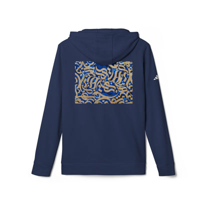 ADIDAS UNISEX FLEECE HOODIE — RUMI POETRY DESIG