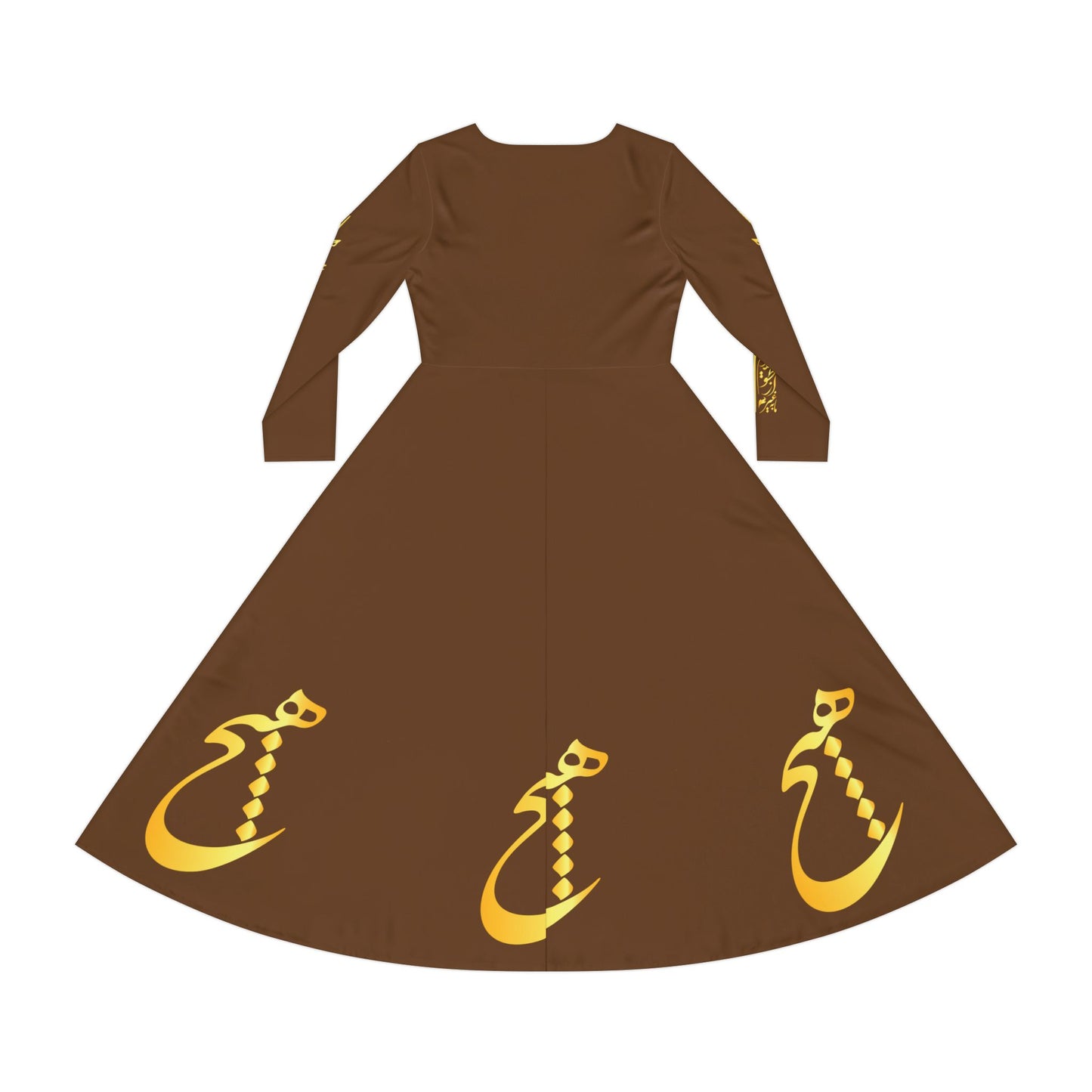 PERSIAN CALLIGRAPHY HICH DANCE DRESS