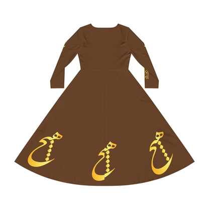 PERSIAN CALLIGRAPHY HICH DANCE DRESS