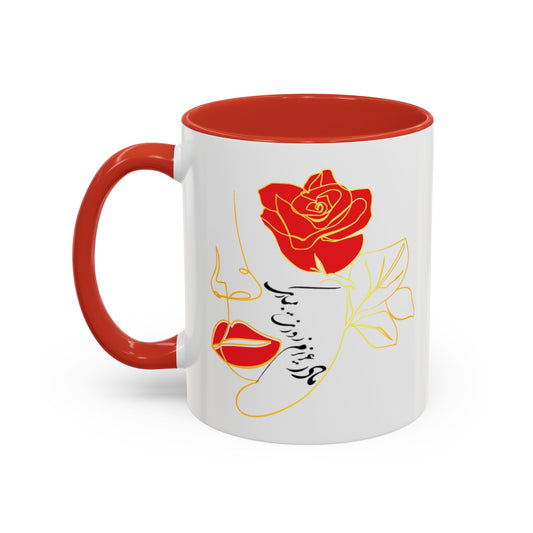 Accent Coffee Mug  Mother's Day Gift بوی بهشت میدهد دست دعا مادرم