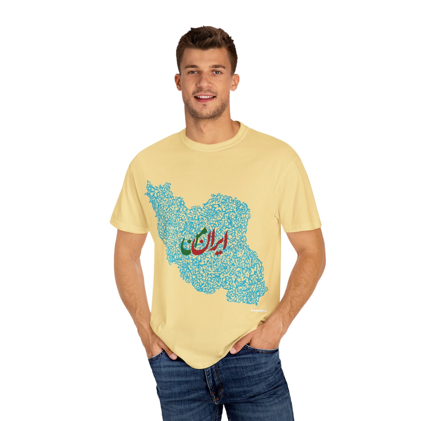 MY IRAN UNISEX T-SHIRT | IRAN MAP DESIGN | ایران من